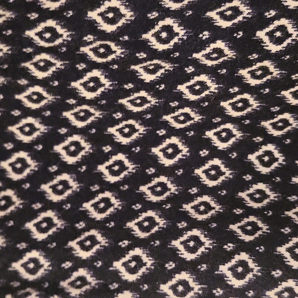 Blue and white-elastic waist-ankle length-H&M-sizw 10 - Picture 2 of 2
